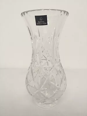 Buy Royal Doulton Newbury  Czech Lead Crystal Urn Vase  25 Cm 10 Inch (H12) • 4.99£