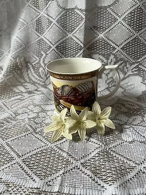 Buy Queens Bone China Tankard Style 8.5cm High Cricket Mug Mint Unused Condition • 6.99£