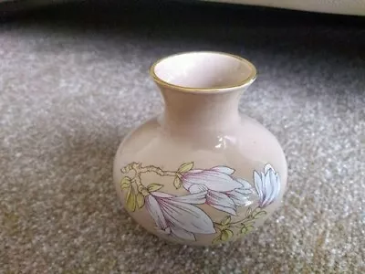 Buy Vintage Sadler England Small Bud Vase With Magnolia Flower Pattern • 5.99£