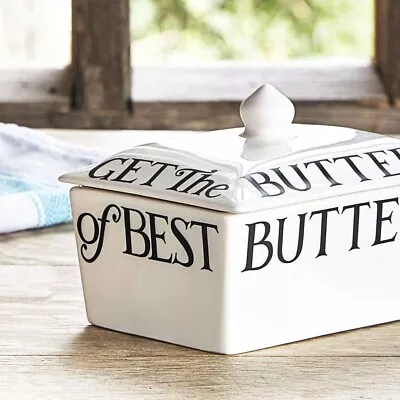 Buy Emma Bridgewater Black Toast Butter Dish  • 20£