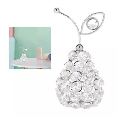 Buy Sparkling Crystal Fruit Ornaments Handmade Desktop Decor Collectibles Gifts • 10.92£