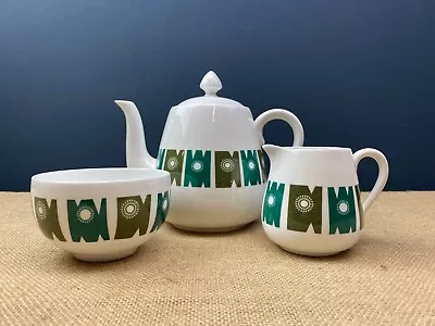 Buy Vintage Mid Century Crown Staffordshire Delamere Tea Set By Elaine Williamson • 20£