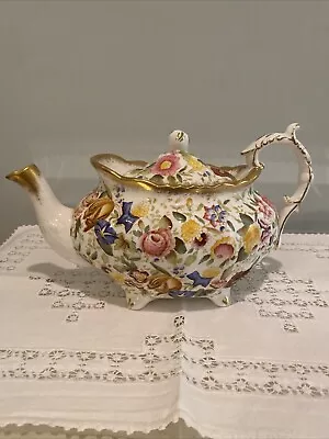 Buy Hammersley Queen Anne Vintage 13166 Teapot  EPOC Gilded Chintz • 651.42£