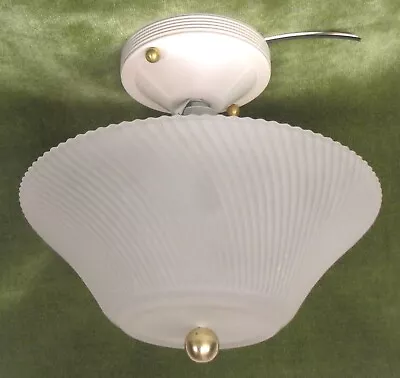 Buy Vintage 1940's Flush Mount Ceiling Light • 19.42£