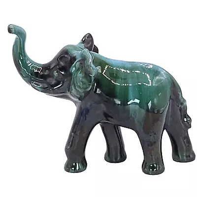 Buy Vintage Blue Mountain Pottery Elephant Large With Raised Trunk 7.5” Canada • 18.63£