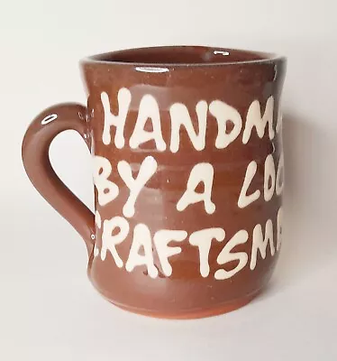 Buy Vtg Chesterton Pottery Oxon Bent Motto Mug HANDMADE BY A LOCAL CRAFTSMAN C1990s • 10.99£