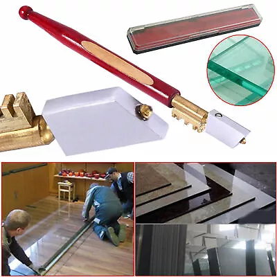 Buy High Quality Diamond Tipped Glass Cutter + Storage Case Mirror Slice Cutting UK • 3.95£