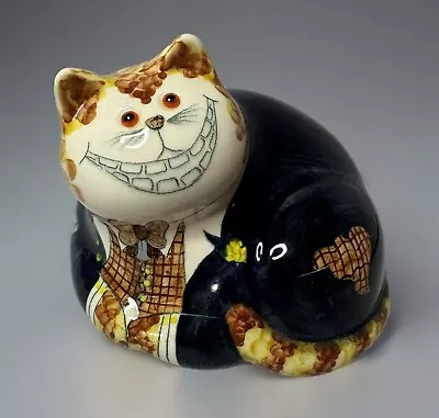 Buy Cinque Ports Pottery Monastery Rye Cat In Suit - Joan De Bethel Design • 69.43£