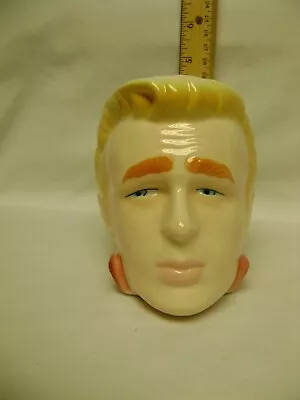 Buy Vintage James Dean Clay Arts Ceramic Mug 1988 The Rebal 3D Figural Face • 13.98£