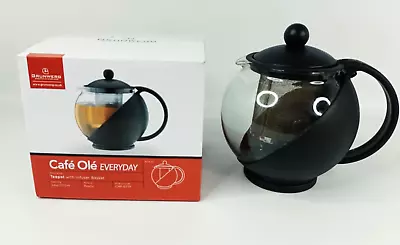 Buy Café Ole Tea Pot With Infuser Basket Everyday Loose Leaf Glass 700ml Boxed • 9.99£