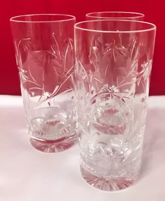Buy Vintage Stuart Crystal Concerto Highball Tumblers Set Of 3 Very Good Condition • 53.92£