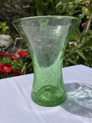 Buy A Post War Stevens And Williams Crackle Glass Celery Vase • 30£