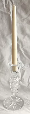 Buy Hand Blown Heavy Lead Cut Crystal Glass Candlestick Holder • 14.99£