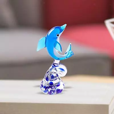Buy Dolphin Decor Dolphin Ornaments Sea Animal Dolphin Figurine Dolphin Glass • 7.54£