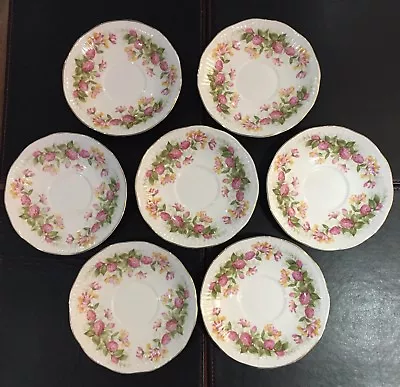 Buy Queens Rosina China  ‘Woman And Home’ 7 Saucers • 8£