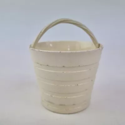 Buy Antique 18th Century Creamware Pail Bucket 9cm High • 29£