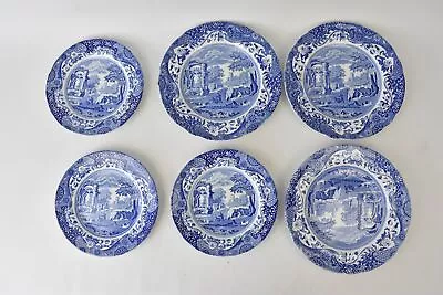 Buy Vintage Spode Blue & White Italian Design Plate Job Lot X 6 C-1816 Side & Dinner • 9.99£