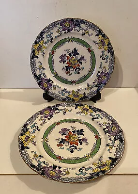 Buy Antique Cauldon Fontainebleau Decorative Pair Of Plates • 49.99£