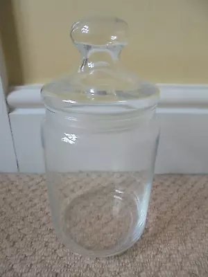 Buy Glass Sweet Jar With Lid : Traditional Vintage Style : Large & Wide : Cookie Jar • 7.99£