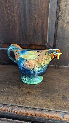 Buy 1930s Rooster Majolica Teapot (Damaged) • 25£