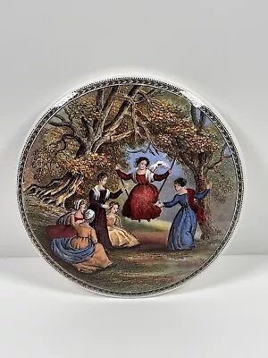 Buy Coalport Bone China Prattware Pot Lid The Swing Limited Edition No.154 • 19.99£