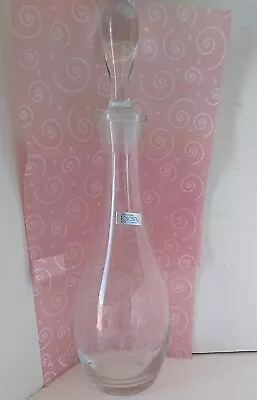 Buy Vintage Etched Crystal Toscany Wine Decanter Carafe W/ Stopper Made In Romania • 27.96£