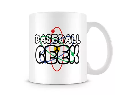 Buy Decorative Baseball Geek Printed Mug • 7.99£
