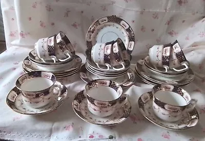 Buy Antique Vintage Beswick & Sons Warwick Bone China Tea Set 30 Pieces • 34.99£