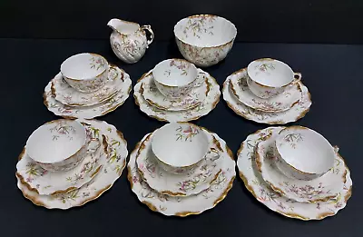 Buy Antique Guilded Edged China Tea Set Marked M&Co, Minton? Circa 1887 • 120£