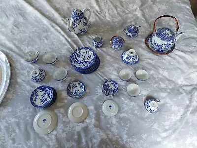 Buy China Tea Set Vintage Blue White • 50£