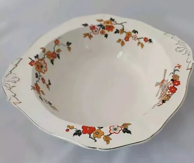 Buy Alfred Meakin Bowl With Orange And Black Floral Design • 15.99£