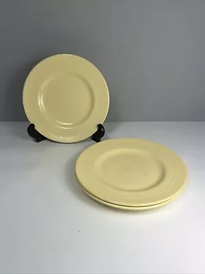 Buy Woods Ware Jasmine Side Plates X 3 - 17cm - Vintage Yellow Utility Ware • 9.99£