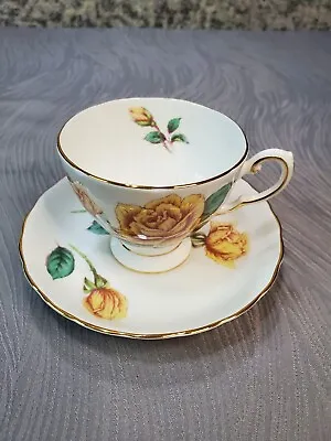 Buy Vtg TUSCAN BONE CHINA TEACUP AND SAUCER MADE IN ENGLAND • 9.34£