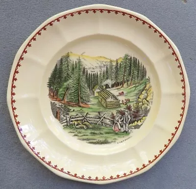 Buy Adams Pottery American Ways And Days Dinner Plate  • 9.27£