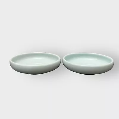 Buy Vintage Korean Light Blue Round Celadon Ceramic Pottery Medium Plate - Lot 2 • 46.48£
