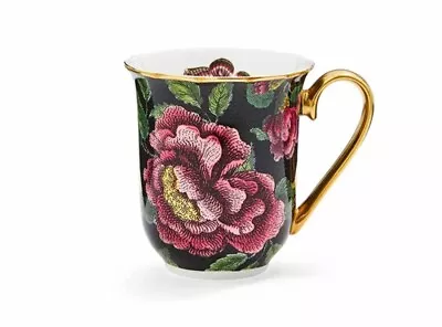 Buy Spode Creatures Of Curiosity China Mug Black Floral  Gift Boxed • 9.99£