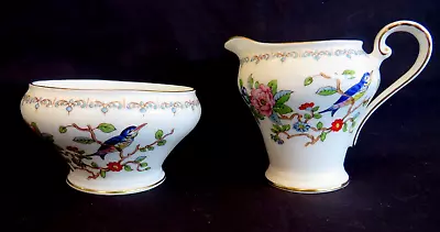 Buy Aynsley Pembroke Bone China. Milk / Cream Jug & Sugar Bowl. 1st Quality • 10.95£