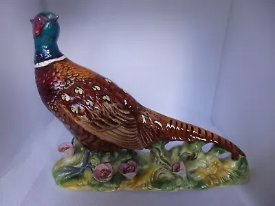 Buy BESWICK  PHEASANT 1226 (1225a) FLORAL BASE EXTREMELY RARE BIRD ANIMAL FIGURINE • 105£