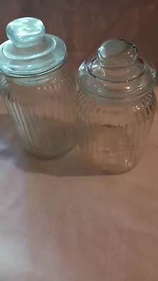 Buy Pair Of Vintage Boiled Sweet Jars 7x4inch • 3.99£