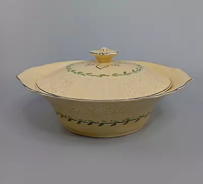 Buy Myott Staffordshire Ware Lidded Tureen Cream Art Deco English Vintage Cookware • 15£