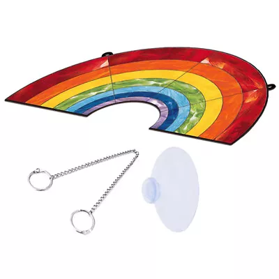 Buy  Hanging Stained Suncatcher Rainbow Window Acrylic Ordenment Wall Ornament Glass • 9.75£