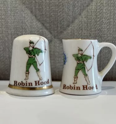 Buy Robin Hood Bundle Collector Thimbles Fenton China Company English Fine Bone  • 7.77£