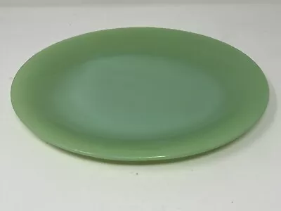 Buy Vintage Fire King Jadeite Green Milk Glass Platter 1940’s Serving Dish Ribbed • 46.57£