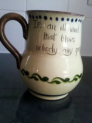 Buy Large Motto Ware Devon Jug • 12.99£