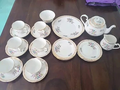 Buy Royal Grafton Bone China Floral Tea Set, Cups, Side Plate, Tea Pot, Jug, Sugar P • 200£