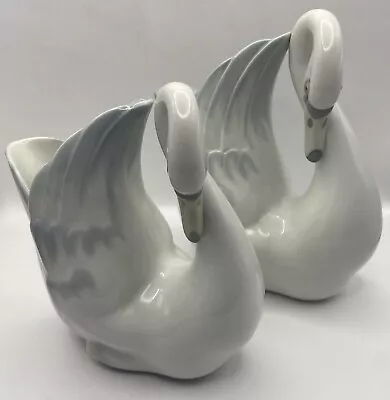 Buy Beautiful Pair Of Vintage Zaphir / Nao/ Lladro Swan Ornaments Large & Medium • 29.99£