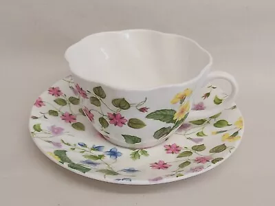 Buy Queens Country Meadow Bone China Breakfast Cup & Saucer. • 9.99£