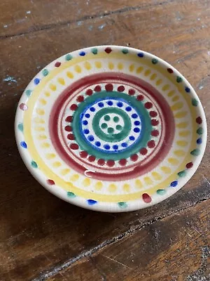 Buy Rare SPOTTY Beautiful Iden Pottery, Rye Pin Dish/bowl. 10 Cms Wide COLOURFUL • 12£