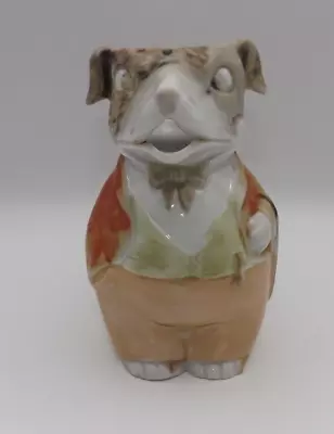 Buy Antique Majolica Schafer & Vater German Porcelain Novelty Dog Figure Creamer Jug • 29.95£
