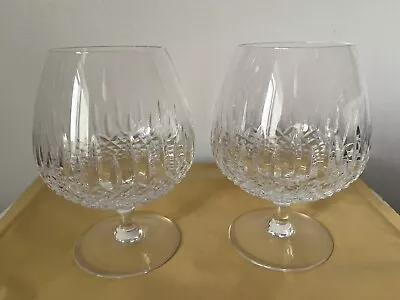 Buy Pair Of Stuart Crystal ‘manhattan’ Large Brandy Glasses Height 14.5cms • 27.99£